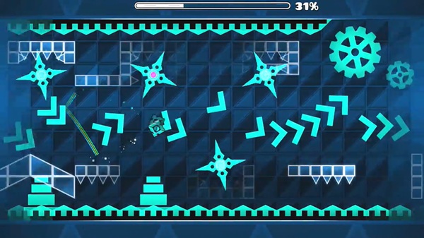 como superar los niveles mas difíciles de geometry dash apk android